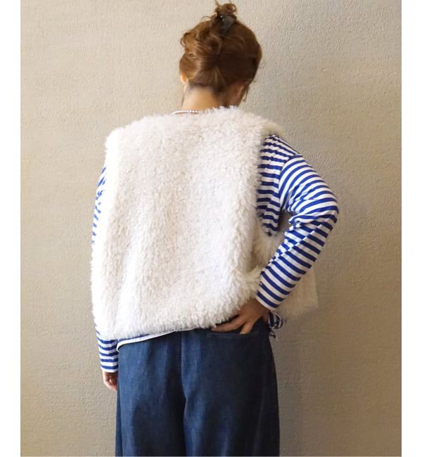 journal standard luxe「コットンボーダー ボートネックプルオーバー」|Tシャツ・カットソー|