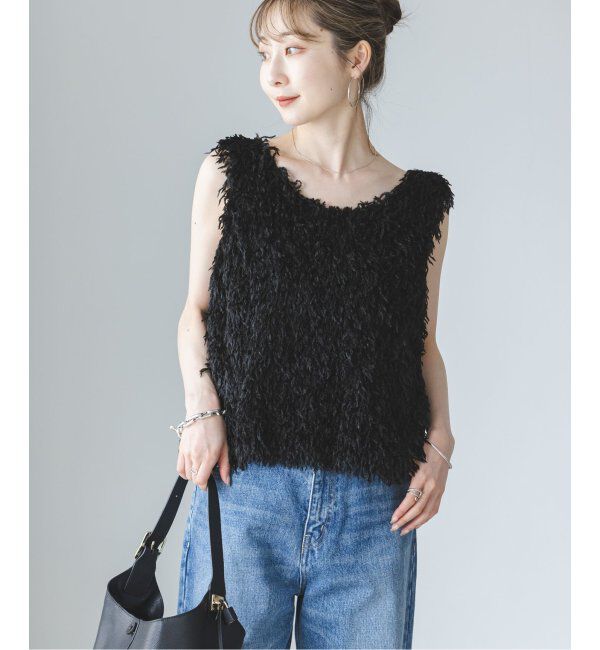 NOBLE「フェザーヤーンタンクトッププルオーバー」|シャツ・ブラウス|