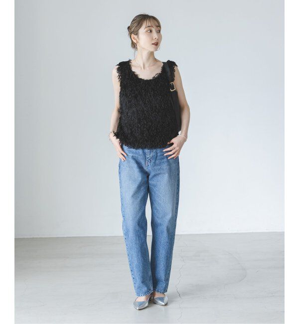 NOBLE「フェザーヤーンタンクトッププルオーバー」|シャツ・ブラウス|
