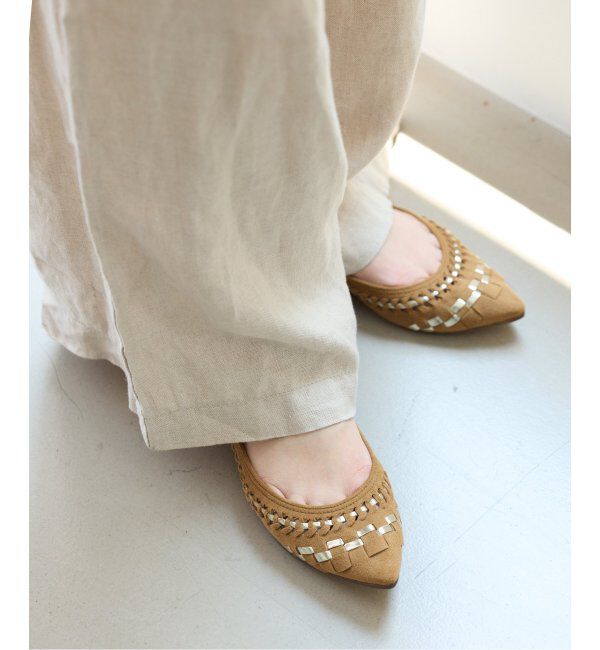  「ポインテッドサシメッシュフラット」|バレエシューズ|