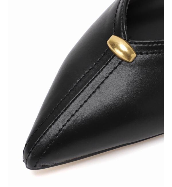  「《追加》3cmVカットメタルパンプス」|パンプス|