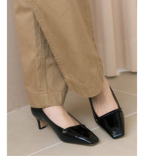  「5cmスクエアローファーパンプス」|パンプス|