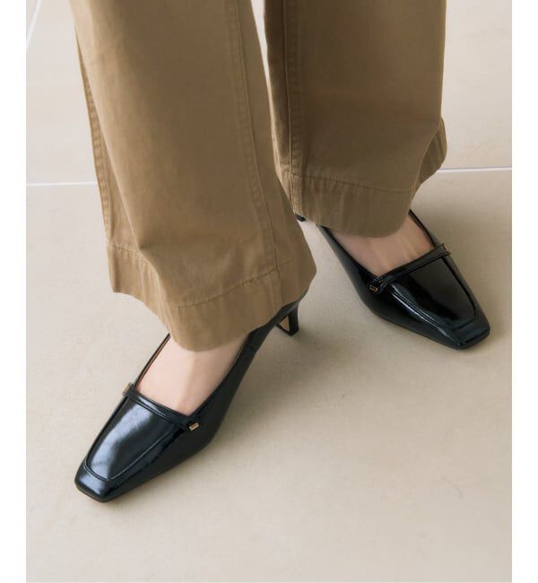  「5cmスクエアローファーパンプス」|パンプス|