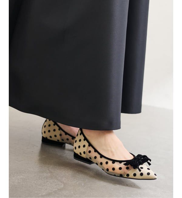  「《追加予約》ポインテッドチュールメニーリボンフラット」|その他|