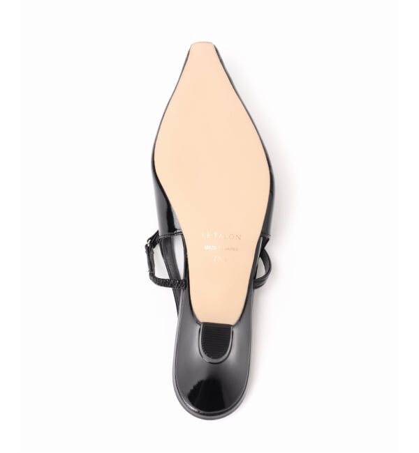  「4cmフレンチスクエアスリングバック」|パンプス|