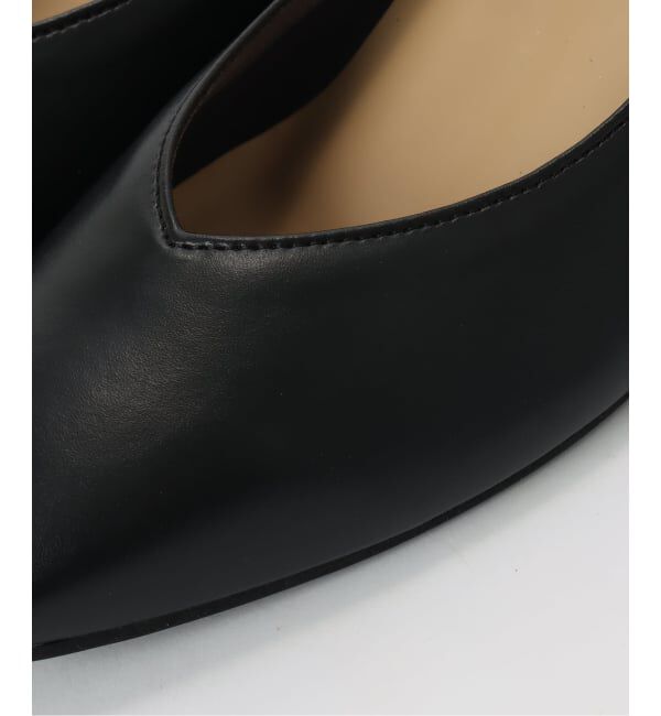  「《追加》4cmスクエアVカットパンプス」|パンプス|