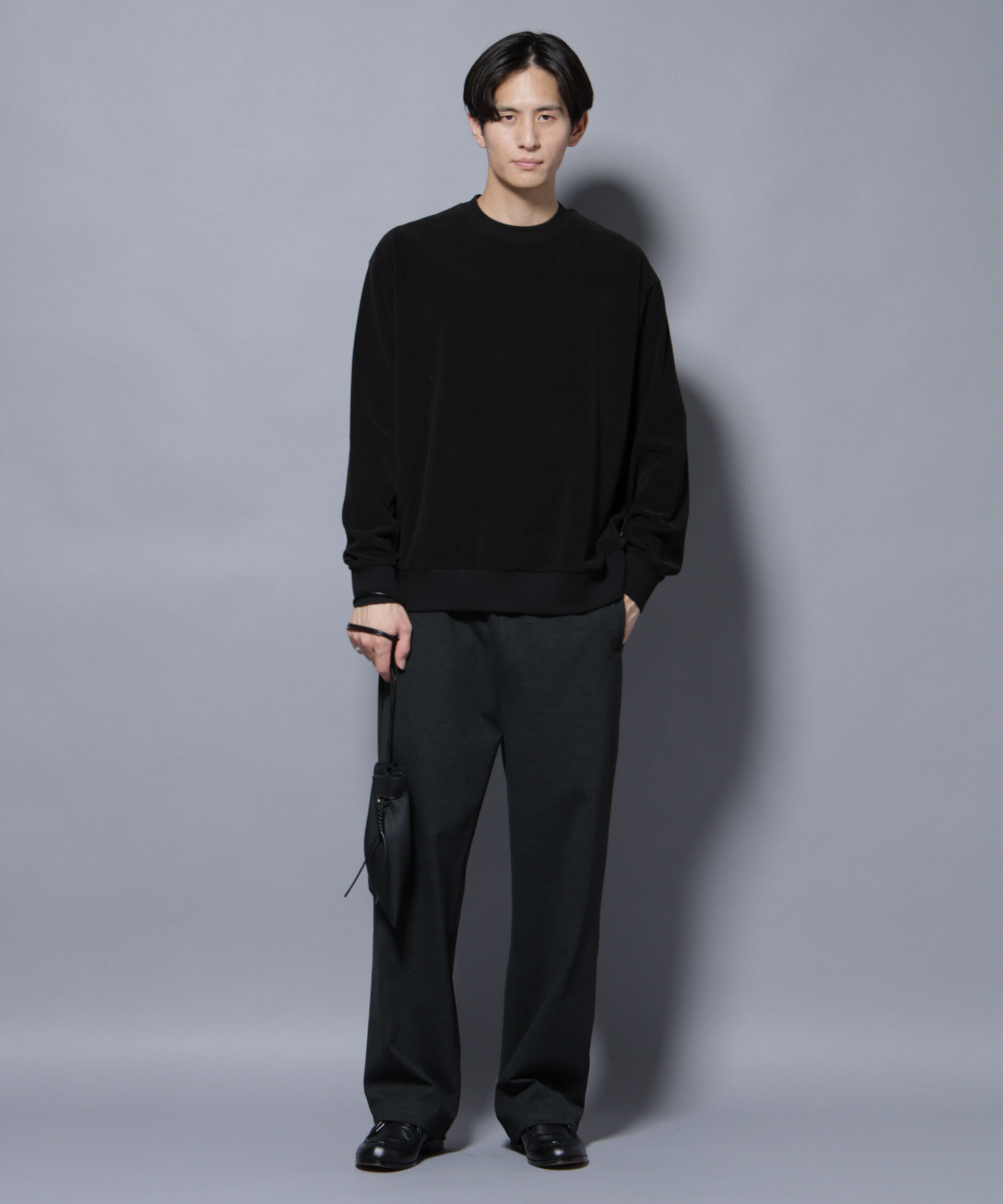 nano･universe「モールJQDコーデュロイクルーネックプルオーバー」|Tシャツ・カットソー|