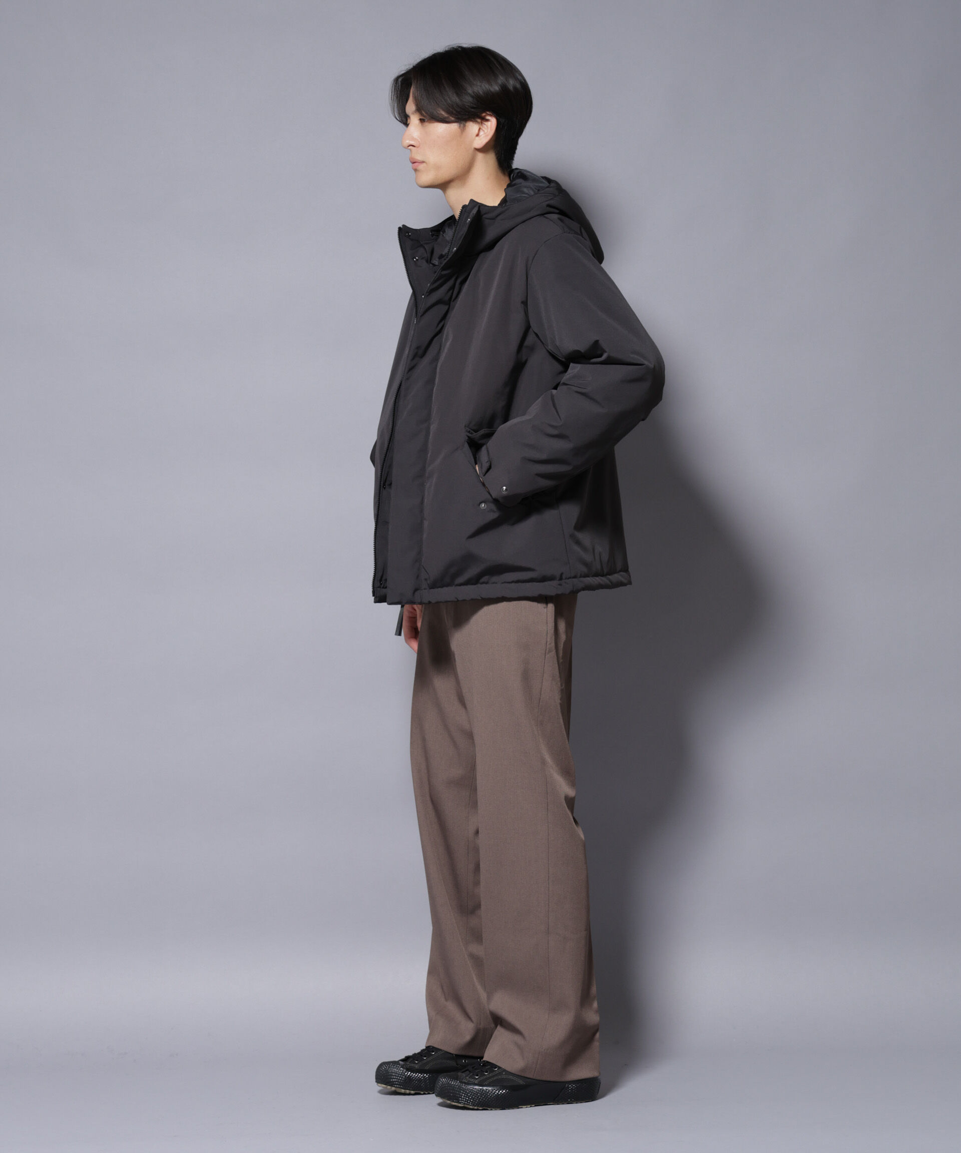 nano･universe「ミリタリー中綿ブルゾン」|ブルゾン・スタジャン|