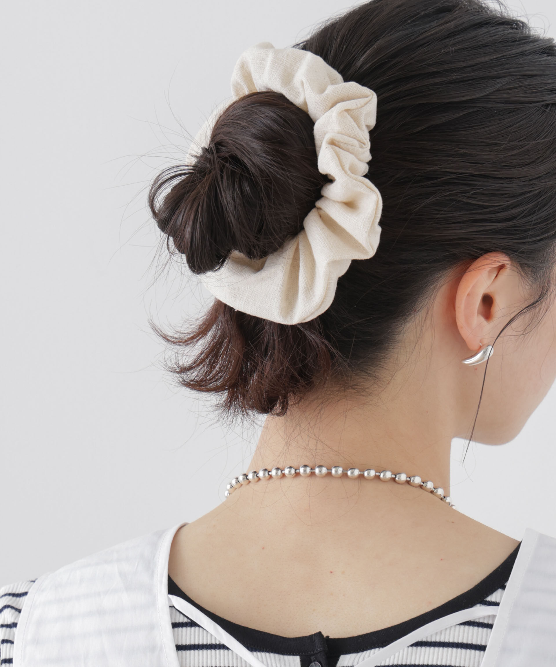 nano･universe「リネンライクファブリックシュシュ」|その他|ナチュラル6