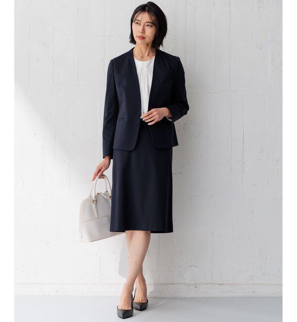 23区「【セットアップ対応】モクロディ ノーカラージャケット」|ノーカラージャケット|