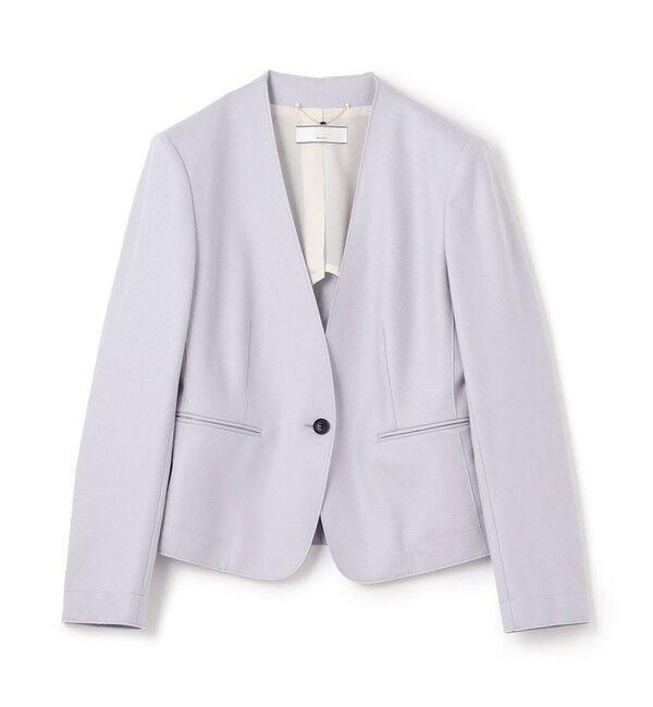 BEIGE,「CORBY / ノーカラージャケット」|ノーカラージャケット|