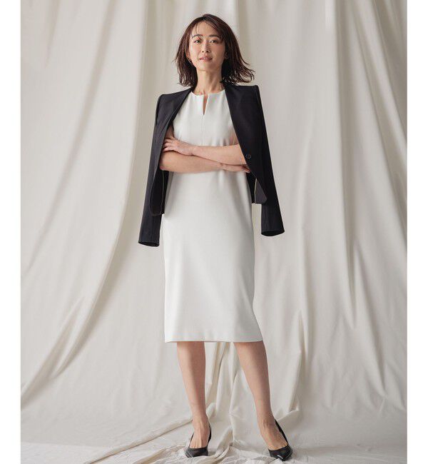 BEIGE,「【L-size】LUIZA / ノーカラージャケット」|ノーカラージャケット|