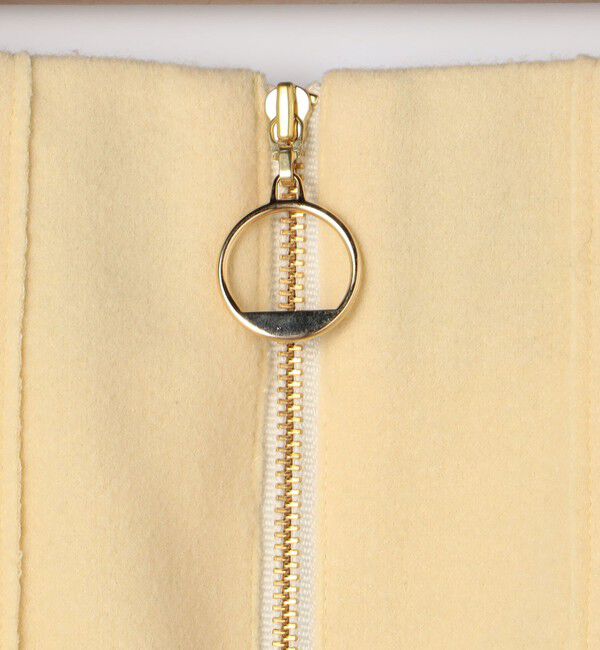 NOLLEY'S sophi「ウォッシャブルダブルジャージハーフジップタイトスカート」|タイト|