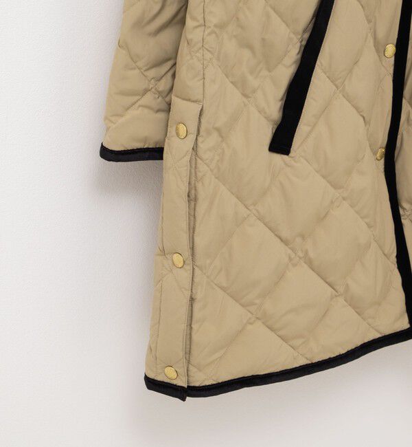 NOLLEY'S「【TAION&times;LIMONTA】別注ベロアパイピングロングダウン」|ダウン|