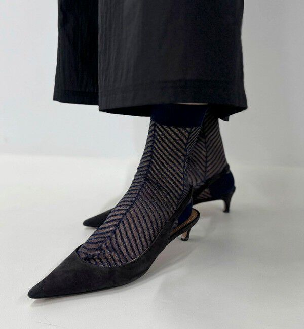 NOLLEY'S「【ATELIER st eustache/アトリエセントオスタシュ】SAPINシアーソックス」|ソックス|