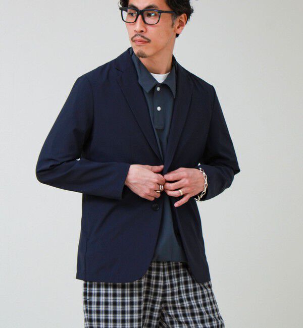 GLOSTER「【COOLMAX/セットアップ着用可能】ポリトロテーラードジャケット」|テーラードジャケット|