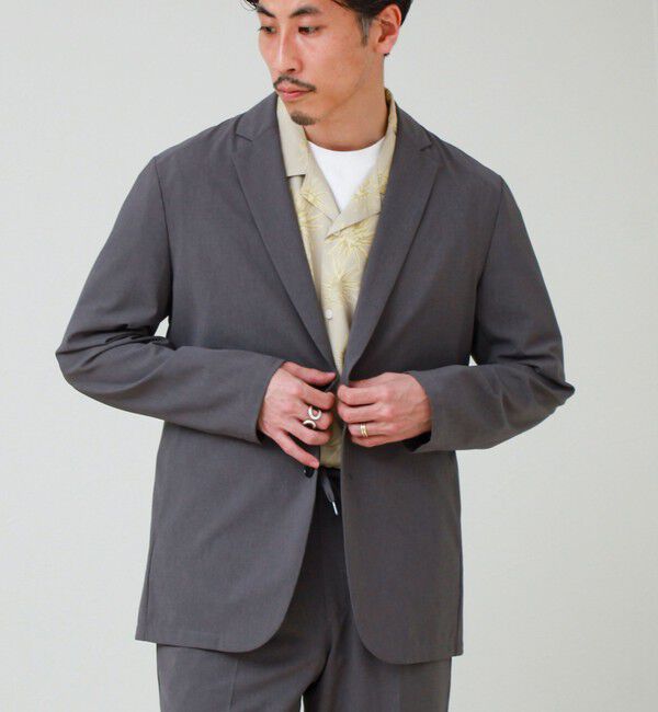 GLOSTER「【COOLMAX/セットアップ着用可能】ポリトロテーラードジャケット」|テーラードジャケット|