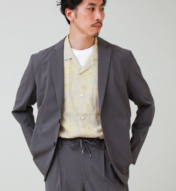 GLOSTER「【COOLMAX/セットアップ着用可能】ポリトロテーラードジャケット」|テーラードジャケット|