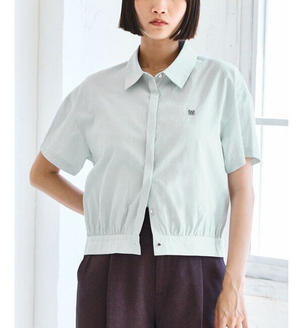 VIS「刺繍ロゴハーフスリーブシャツ」|シャツ・ブラウス|