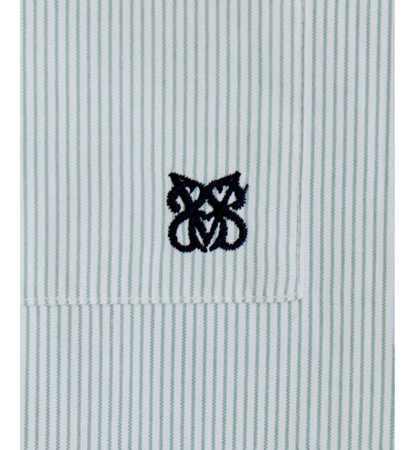 VIS「【SWIMMER&times;VIS】ポイント刺しゅうストライプシャツ」|シャツ・ブラウス|