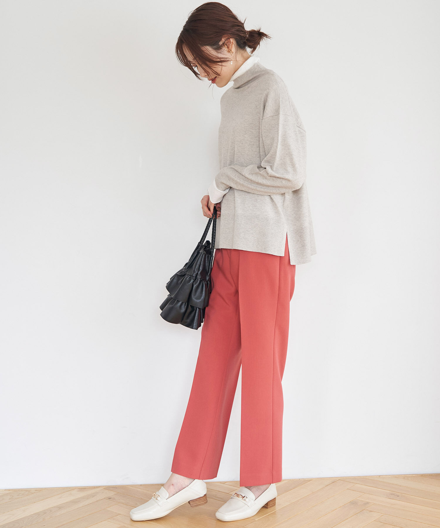 Rope&rsquo;Picnic「スティックカラーパンツ」|スラックス|