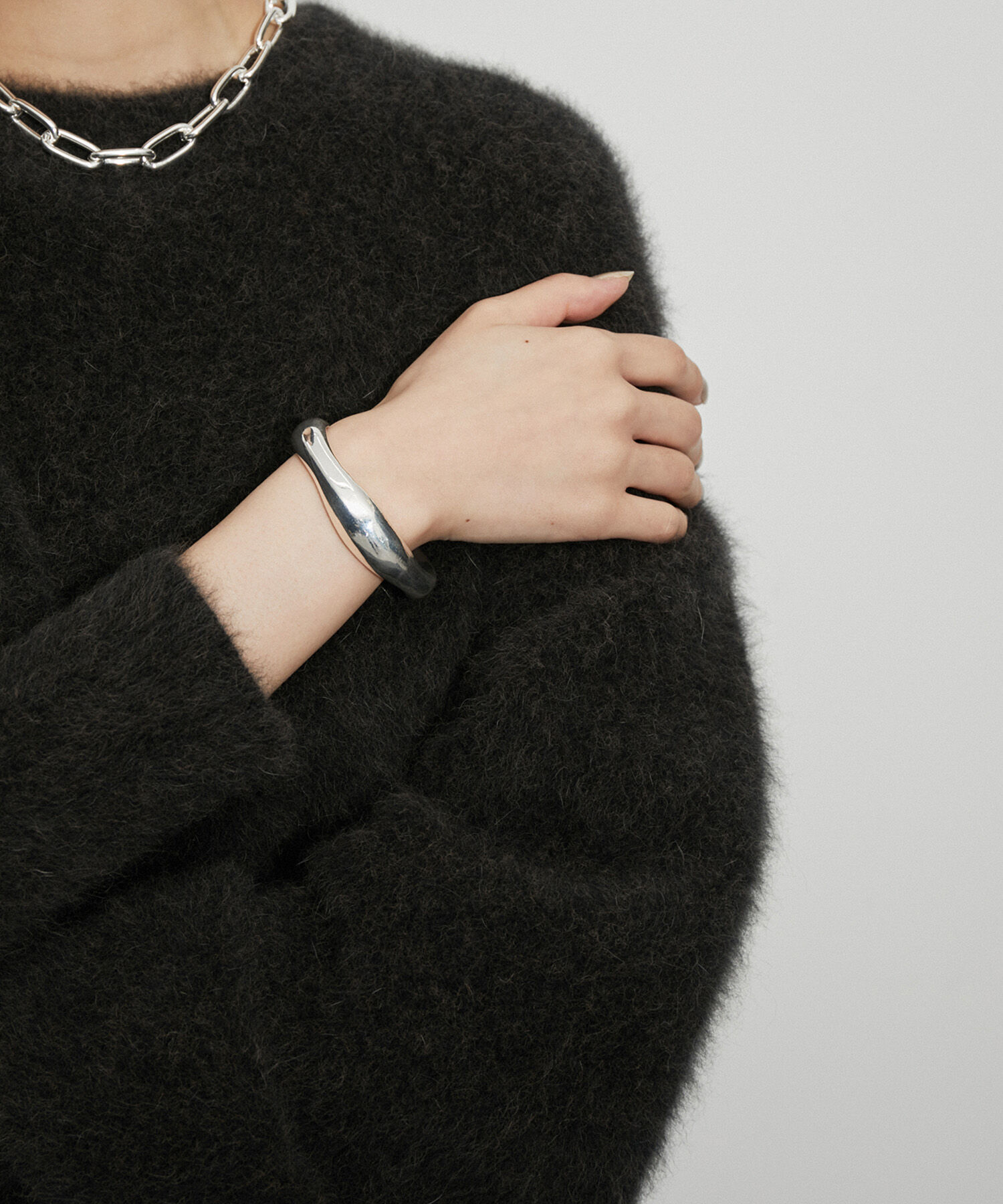 ADAM ET ROPE'「ウェービーバングル」|ブレスレット・バングル|