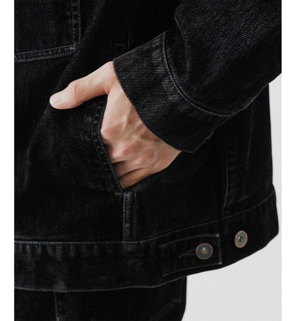 ADAM ET ROPE'「【ISKO】フロッキー デニムジャケット / ADAM ET ROPE' JEANS -PERS-」|デニムジャケット|