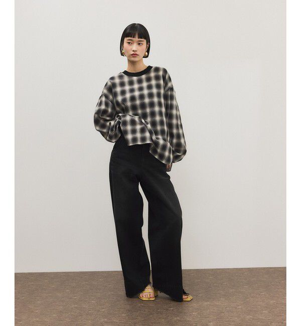 ADAM ET ROPE'「ルーズフィットアジャストデニム」|デニム|