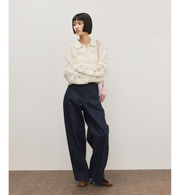 ADAM ET ROPE'「ルーズフィットアジャストデニム」|デニム|