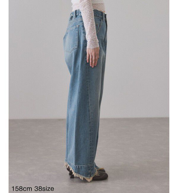 ADAM ET ROPE'「ルーズフィットアジャストデニム」|デニム|