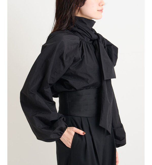  「ギャザーボウタイブラウス」|シャツ・ブラウス|