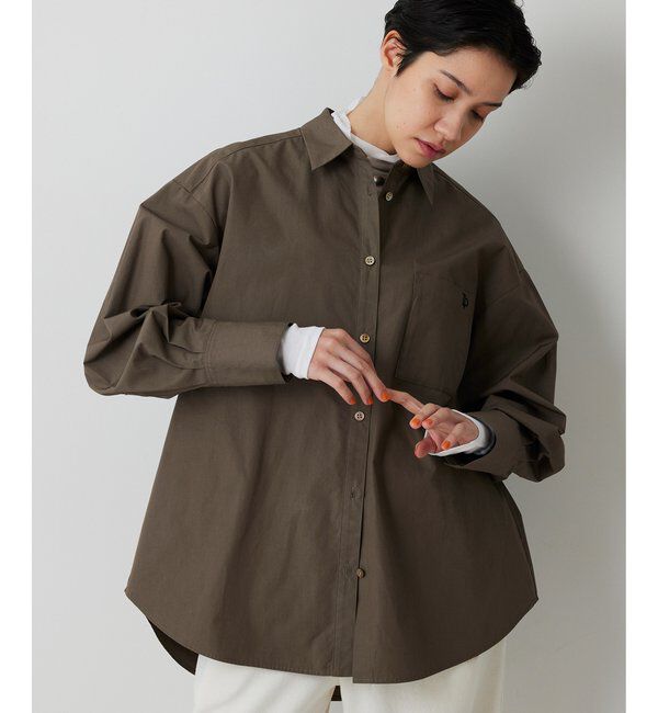 THE PAUSE「【THE PAUSE】ポケットシシュウシャツ」|シャツ・ブラウス|