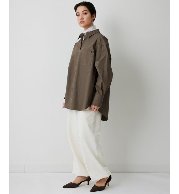 THE PAUSE「【THE PAUSE】ポケットシシュウシャツ」|シャツ・ブラウス|