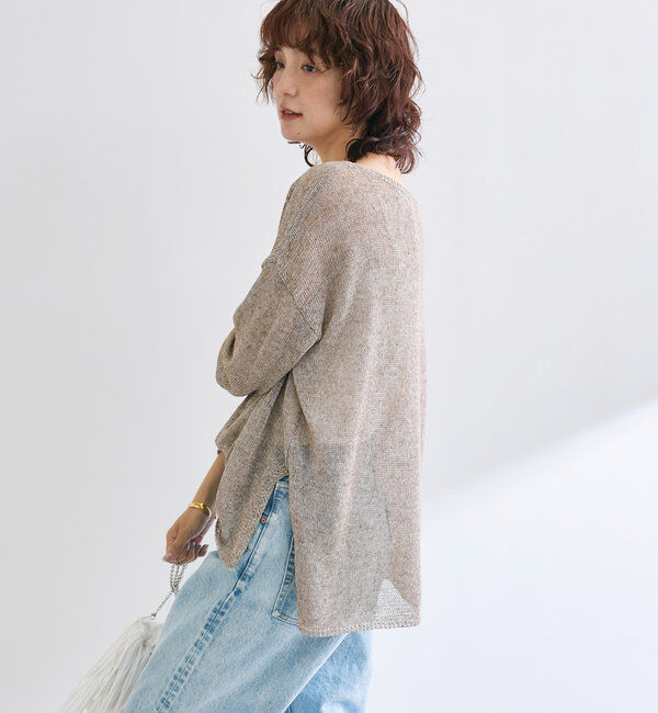  「メランジルーズニット」|ニット・セーター|