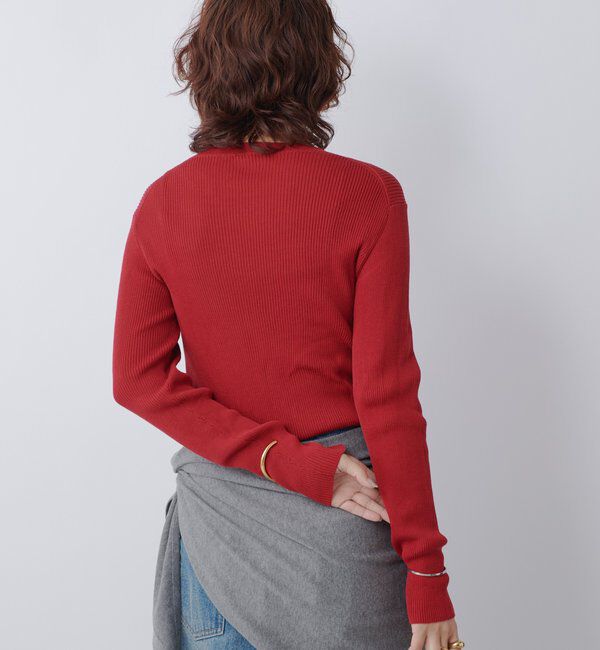  「【MONN.:.(モン)】RIB KNIT」|ニット・セーター|