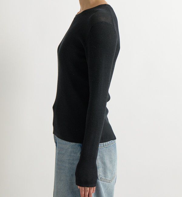  「【MONN.:.(モン)】RIB KNIT」|ニット・セーター|