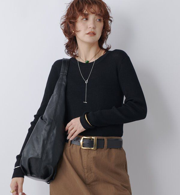  「【MONN.:.(モン)】RIB KNIT」|ニット・セーター|