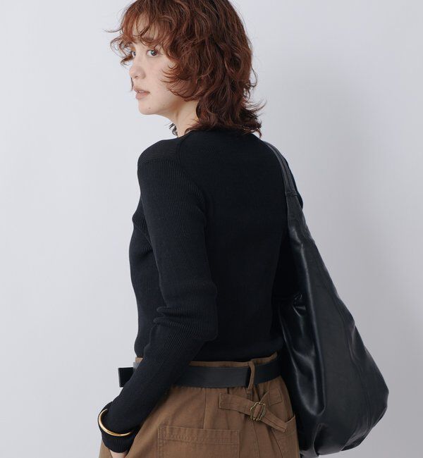  「【MONN.:.(モン)】RIB KNIT」|ニット・セーター|