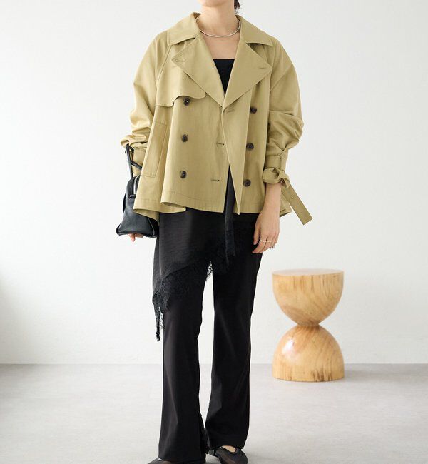  「【美脚シルエット】ZIPスリムパンツ」|チノ|