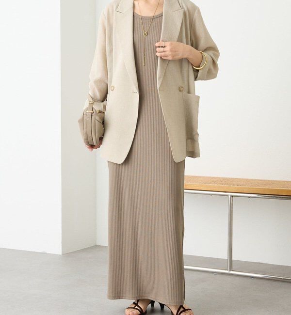  「【シリーズ累計販売数一万枚突破！】2WAYリブタンクワンピース」|ワンピース|