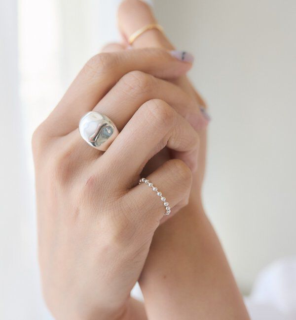  「【【A・MONN(アモン)】ボールチェーンリング」|リング|