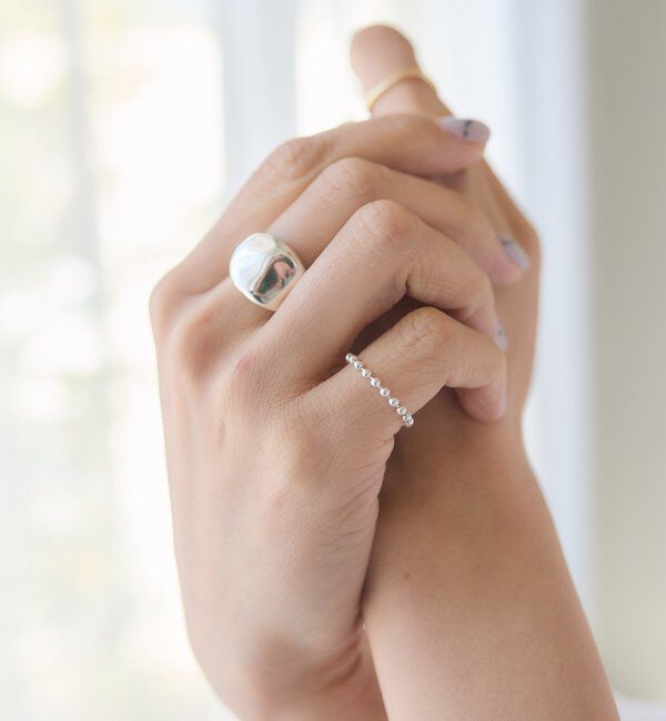  「【【A・MONN(アモン)】ボールチェーンリング」|リング|