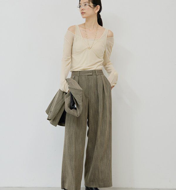  「シアーレイヤードカットソー」|Tシャツ・カットソー|