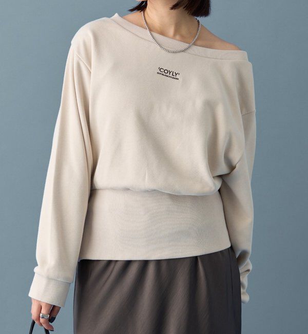 「オフショルスウェット」|Tシャツ・カットソー|