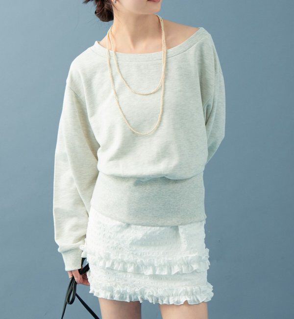  「オフショルスウェット」|Tシャツ・カットソー|