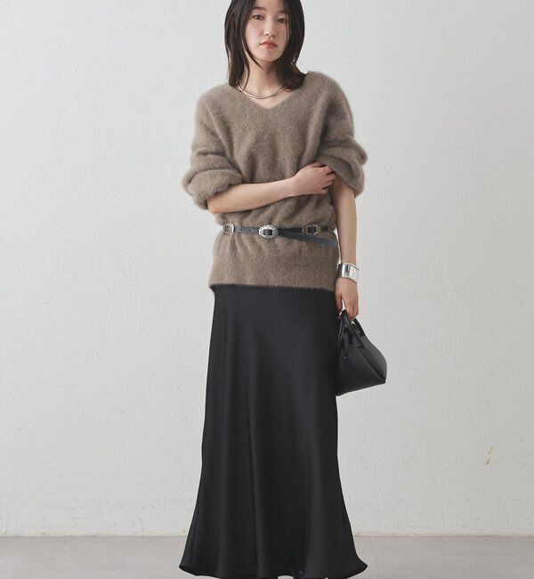  「FURカシミヤVニット」|ニット・セーター|