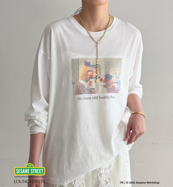  「SESAME STREET ロンT」|Tシャツ・カットソー|オフホワイト