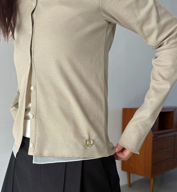  「【サスティナブル】〈C.L〉シアーレイヤードリブロンT」|Tシャツ・カットソー|