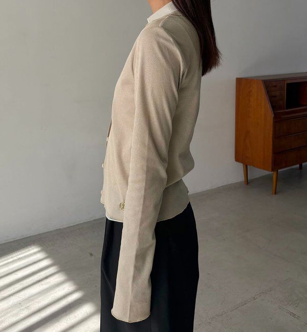  「【サスティナブル】〈C.L〉シアーレイヤードリブロンT」|Tシャツ・カットソー|