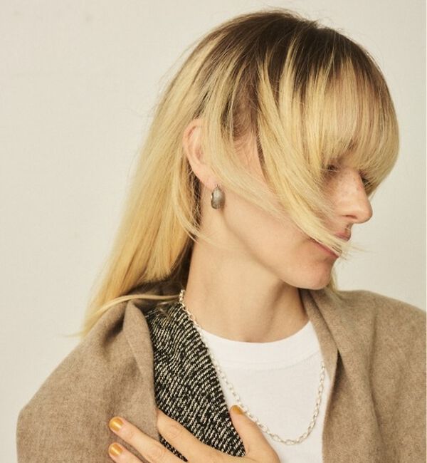 Rouge vif「【OCUCCI jewelry/オクチ ジュエリー】Hoop-strip M シ」|ピアス|